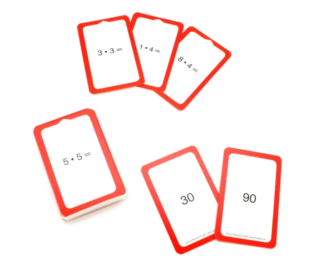 Tout Pour le Jeu 48 cartes multiplication 2 3 4 5 10