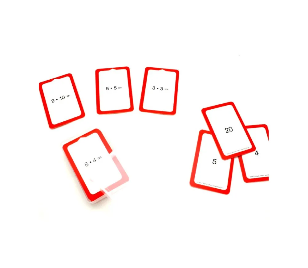 Tout Pour le Jeu 48 cartes multiplication 2 3 4 5 10
