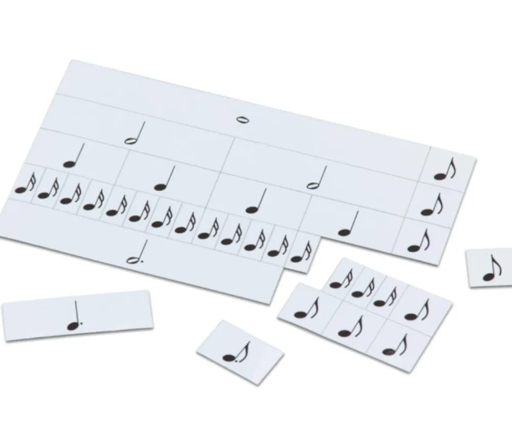 Tout Pour le Jeu 34 cartes notes magnétiques pour apprentissage musique