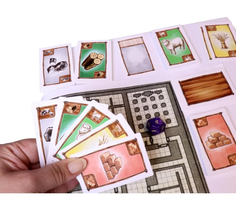 Tout Pour le Jeu 96 cartes ressources pour jeu CATAN - Matières premières