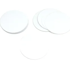 Tout Pour le Jeu 54 cartes rondes 90 mm blanches à personnaliser