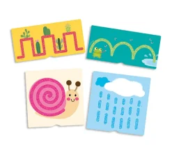 Tout Pour le Jeu 23 cartes tactiles relief tracés, nombres et signes mathématiques