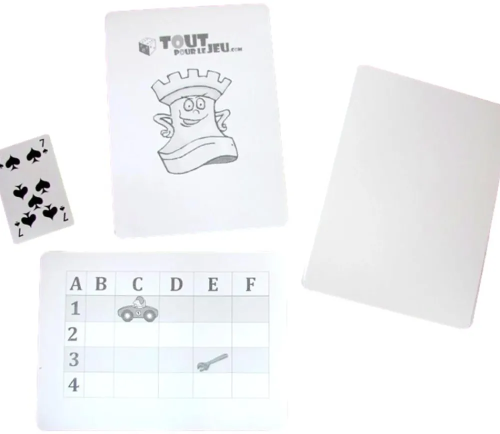 Tout Pour le Jeu 30 cartes ultra géantes blanches 210x150 mm A5
