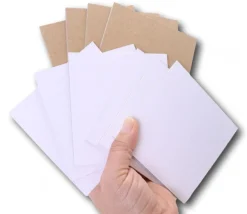 Tout Pour le Jeu 10 cartons blancs rigides carrés 10 x 10 cm neutre - mini plateaux