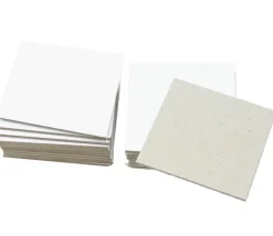 Tout Pour le Jeu 10 cartons blancs rigides carrés 10 x 10 cm neutre - mini plateaux