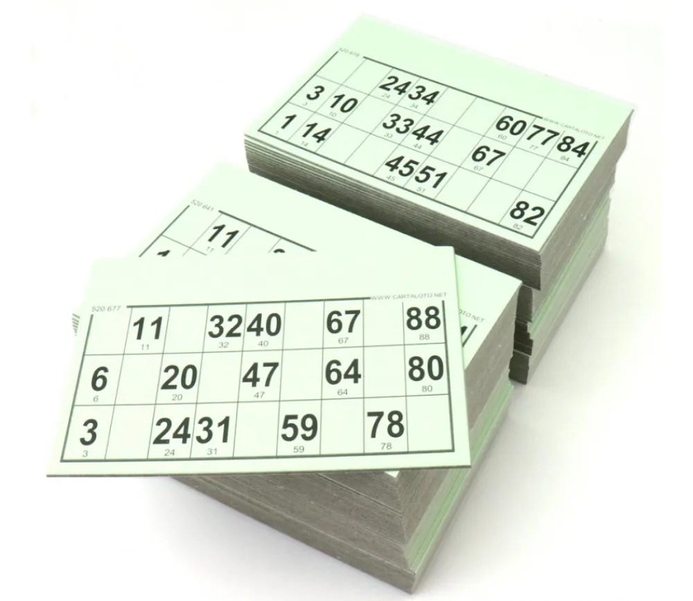 Tout Pour le Jeu 125 Cartons loto carton rigides format standard