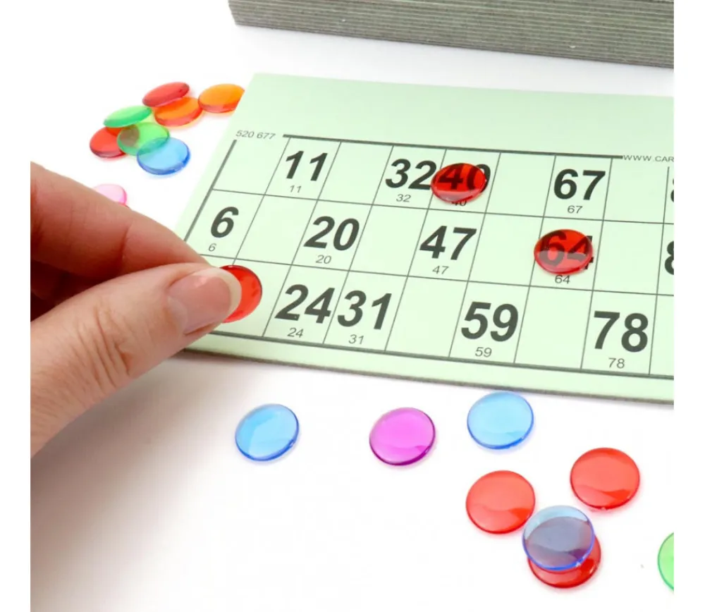 Tout Pour le Jeu 125 Cartons loto carton rigides format standard