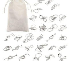 Tout Pour le Jeu 30 Casses-Têtes en métal 4 à 9 cm