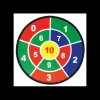 Tout Pour le Jeu 3 Cibles velcro 45 cm sport et calcul avec 9 boules
