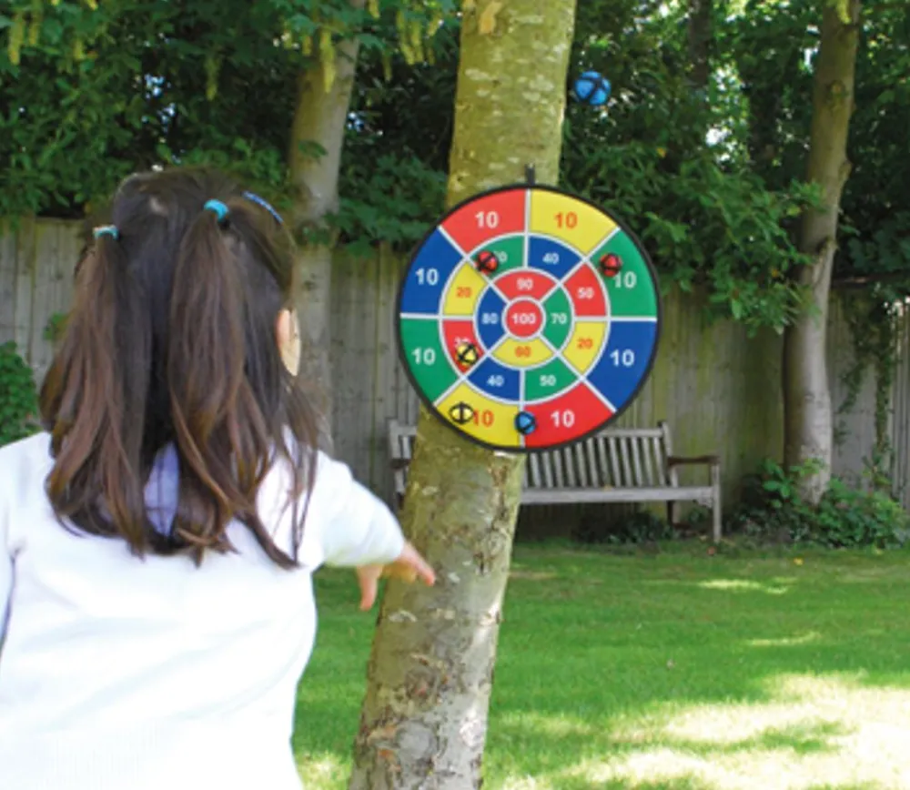 Tout Pour le Jeu 3 Cibles velcro 45 cm sport et calcul avec 9 boules