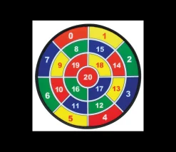 Tout Pour le Jeu 3 Cibles velcro 45 cm sport et calcul avec 9 boules
