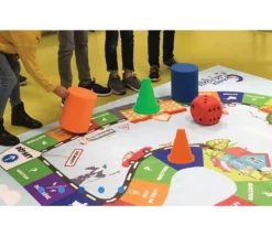 Tout Pour le Jeu 6 Cônes d'activité en mousse 16 cm - Pions de jeu géants