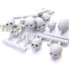 Tout Pour le Jeu 12 cranes à peindre de 0.3 à 1 cm modélisme