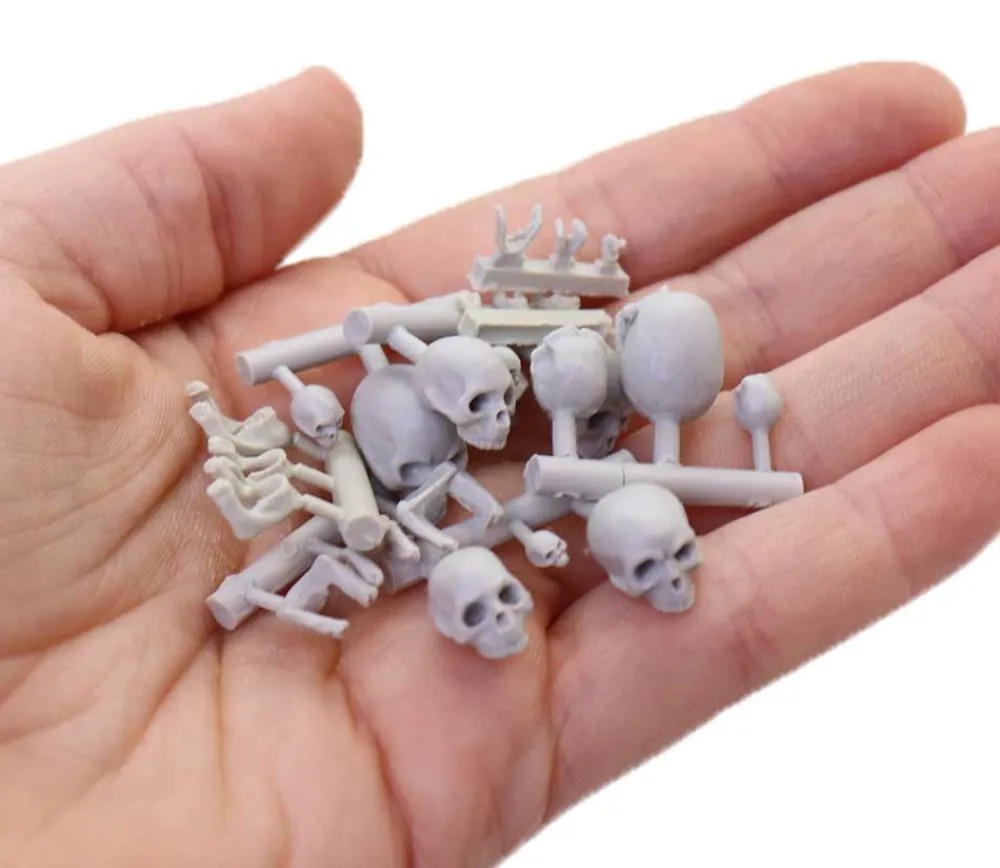 Tout Pour le Jeu 12 cranes à peindre de 0.3 à 1 cm modélisme