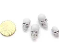 Tout Pour le Jeu 12 cranes à peindre de 0.3 à 1 cm modélisme