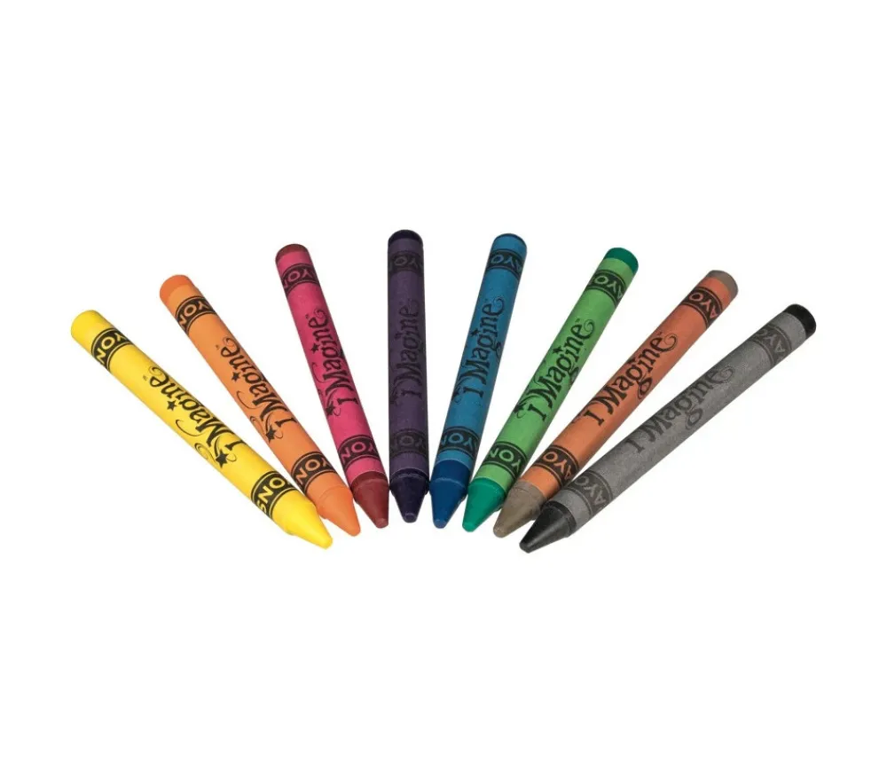Tout Pour le Jeu 8 crayons de couleur textile pour tissu