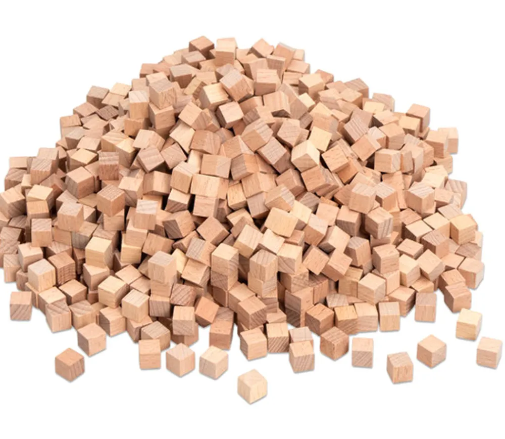 Tout Pour le Jeu 1000 Cubes bois neutre 1 x 1 x 1 cm - 10 mm