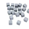 Tout Pour le Jeu 20 cubes en bois 0.8 cm argentés