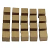 Tout Pour le Jeu 20 cubes en bois 1 cm dorés or