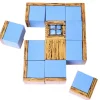 Tout Pour le Jeu 12 Cubes en bois 2.5 cm imprimés blocs de construction