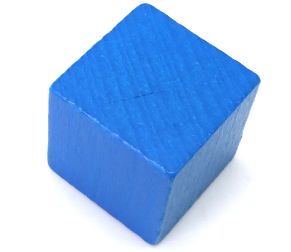 Tout Pour le Jeu 20 Cubes en bois 3 cm multicolores 4 couleurs