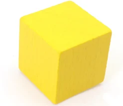 Tout Pour le Jeu 20 Cubes en bois 3 cm multicolores 4 couleurs