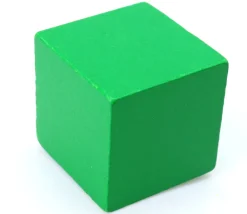 Tout Pour le Jeu 20 Cubes en bois 3 cm multicolores 4 couleurs