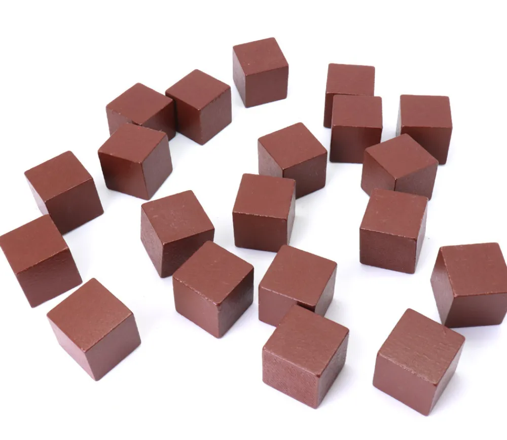 Tout Pour le Jeu 20 Cubes en bois 3 cm pour jeu 30 x 30 x 30 mm par couleur
