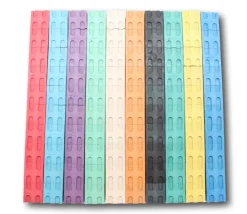 Tout Pour le Jeu 100 cubes encastrables multicolores 2 cm - bois recyclé