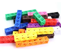 Tout Pour le Jeu 100 cubes mathlinks 2 cm clips encastrables emboitables math