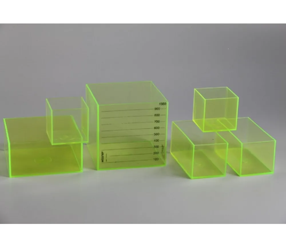 Tout Pour le Jeu 6 cubes re-plastique translucide - Solides à remplir