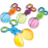 Enfant Tout Pour le Jeu 4 Cuillères ciseaux pinces motricité 15 cm