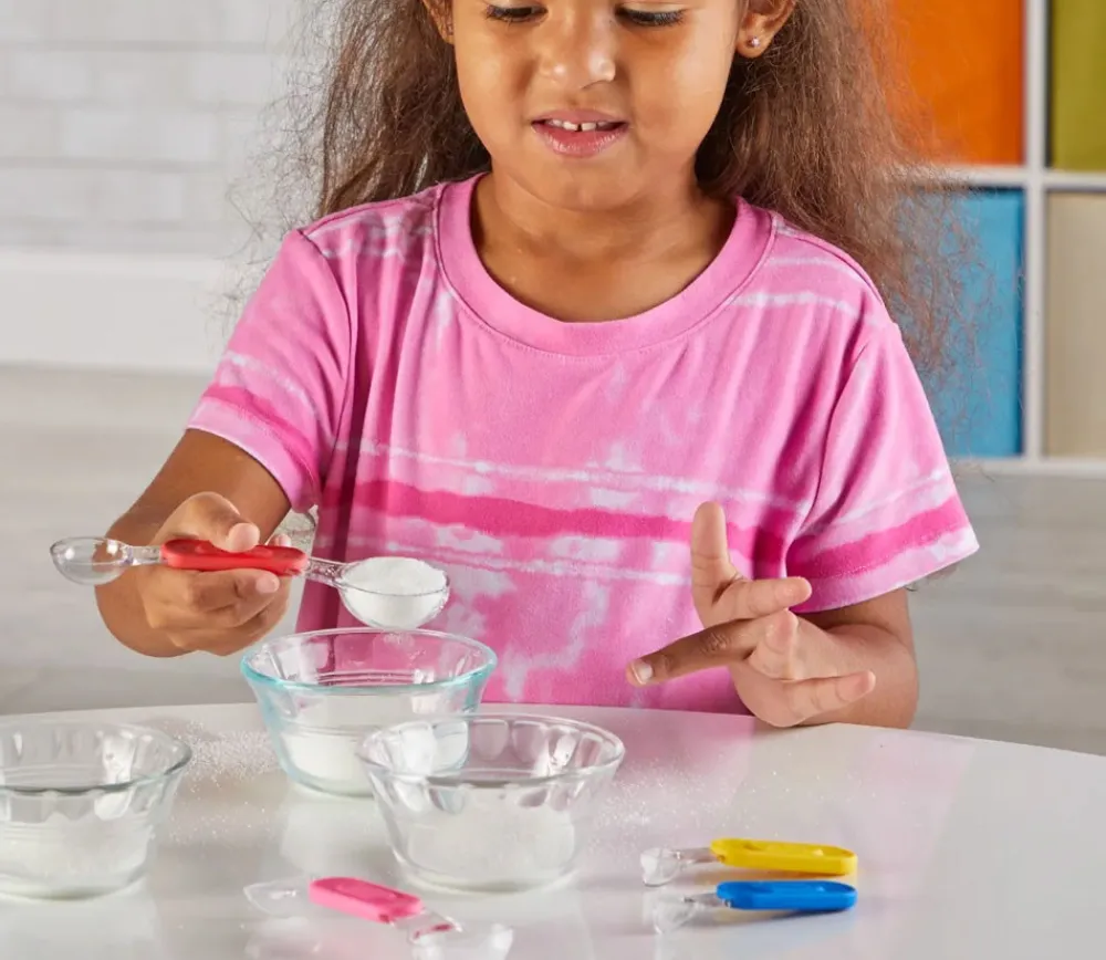 Tout Pour le Jeu 4 cuillères doseuses mesures fractions colorées