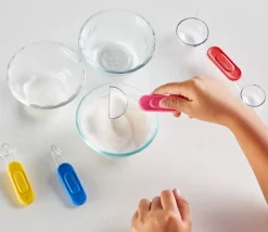 Tout Pour le Jeu 4 cuillères doseuses mesures fractions colorées