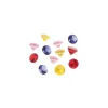 Tout Pour le Jeu 12 diamants colorés 2 cm pions imitation gem