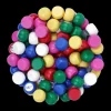 Tout Pour le Jeu 90 dômes 1 à 90 de 22 mm demi-boules numérotées plastique coloré.