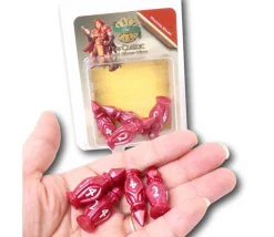Tout Pour le Jeu 8 dés 4 faces rouge- PolyHero Cleric - Potion
