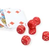 Tout Pour le Jeu 10 Dés à jouer coeurs amour en bois