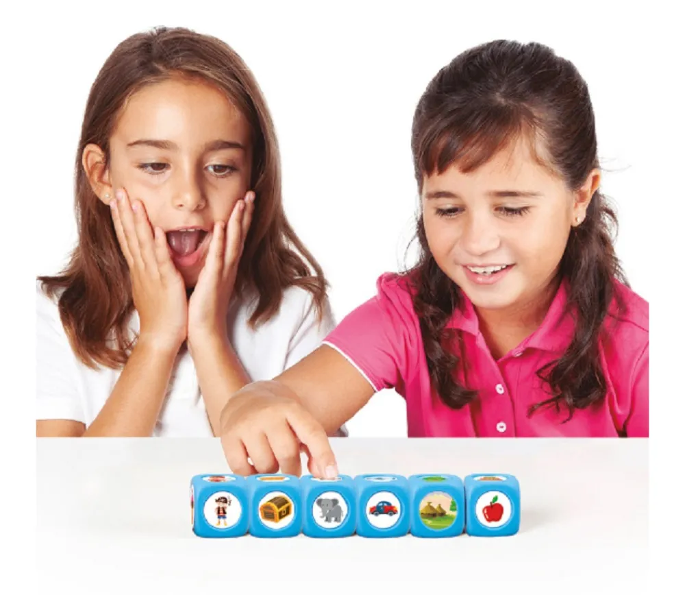 Tout Pour le Jeu 10 dés à jouer Images 3,5 cm - Picto-dés création d'histoires