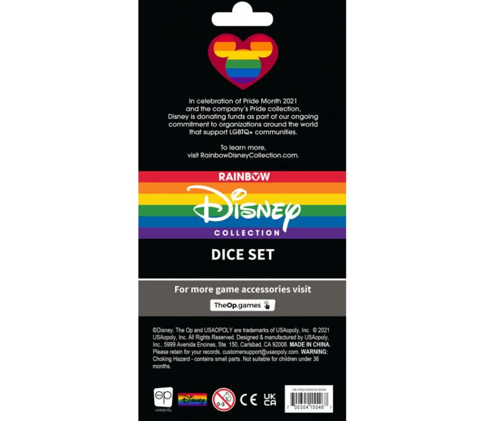 Enfant Tout Pour le Jeu 6 dés à jouer Mickey et ses amis arc en ciel - Disney