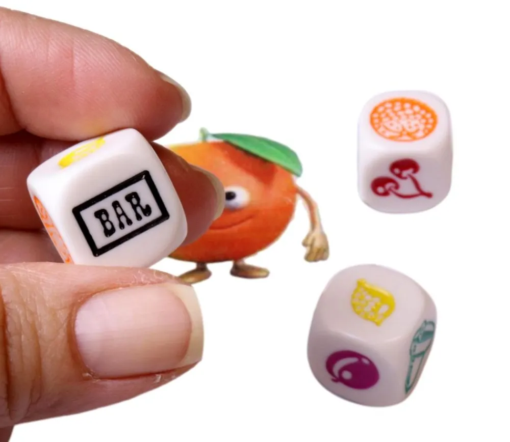 Tout Pour le Jeu 3 Dés à jouer SLOT Game 16 mm casino