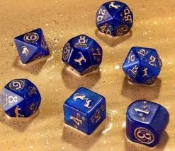 Tout Pour le Jeu 7 dés chats avec le dé 4 faces moderne - Set Meowster