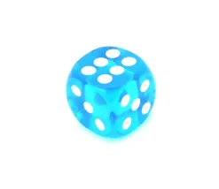 Tout Pour le Jeu 5 Dés de jeux Yams translucides multicolores 16 mm