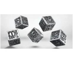 Tout Pour le Jeu 5 Dés en métal d6 style steampunk 16 mm