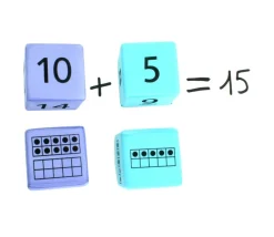 Tout Pour le Jeu 16 dés géants 4.5 cm découverte numération