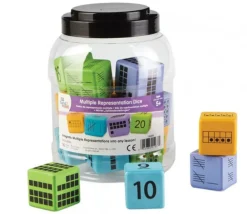 Tout Pour le Jeu 16 dés géants 4.5 cm découverte numération