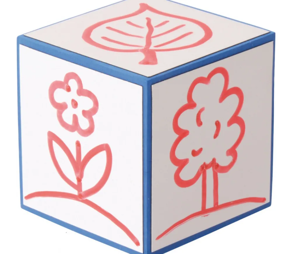 Tout Pour le Jeu 4 Dés géants effaçables 8 cm avec éponge