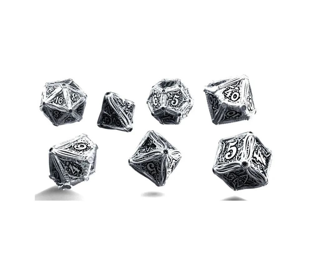 Tout Pour le Jeu 7 dés métal multi-faces Call of Cthulhu - COC