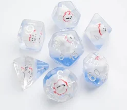 Tout Pour le Jeu 7 dés multifaces avec Ours polaire à l'intérieur