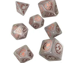 Tout Pour le Jeu 7 dés multifaces dragon Quartz